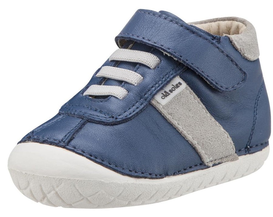 Shoes Old Soles Boy'S Casual Shoes | Old Soles Boy'S And Girl'S Tudors Pave Blue Jeans Leather Sneakers