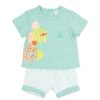 Clothes Tutto Piccolo | Tutto Piccolo 1694 Jersey Short Set - Aqua Marine