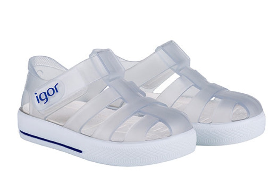 Shoes Igor Boy'S Sandals | Igor S10171 Girl'S And Boy'S Star Clear Sandal