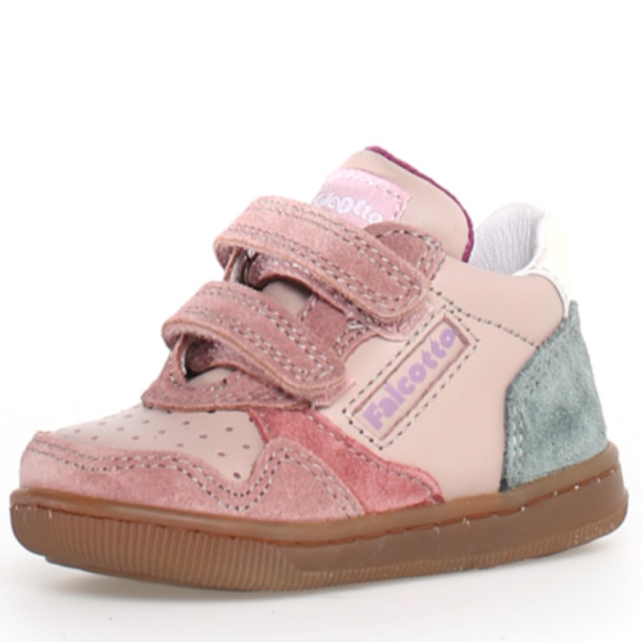 Shoes Naturino Girl'S Casual Shoes | Naturino Falcotto Girl'S Klip Vl Fashion Sneakers, Cipria/Rose Clay