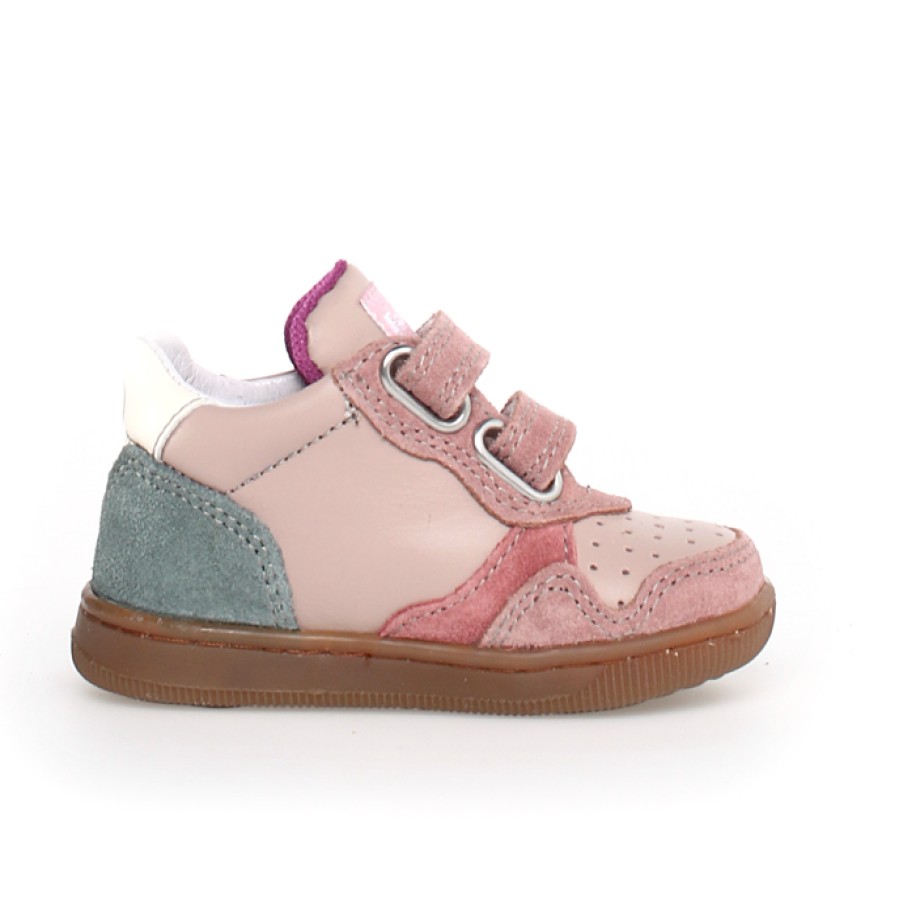 Shoes Naturino Girl'S Casual Shoes | Naturino Falcotto Girl'S Klip Vl Fashion Sneakers, Cipria/Rose Clay