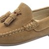 Shoes Andanines Boy'S Casual Shoes | Andanines Boy'S Suede Tassel Loafers, Arena Sand