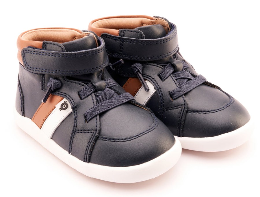 Shoes Old Soles Girl'S Casual Shoes | Old Soles Boy'S And Girl'S 8044 Tar Ground Casual Shoes - Navy / Tan / Snow