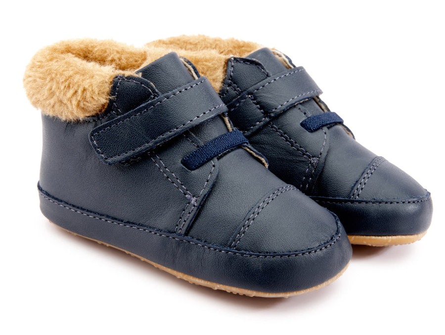 Shoes Old Soles Boy'S Casual Shoes | Old Soles Boy'S & Girl'S 0040R Mountain Bub Sneaker Booties - Navy