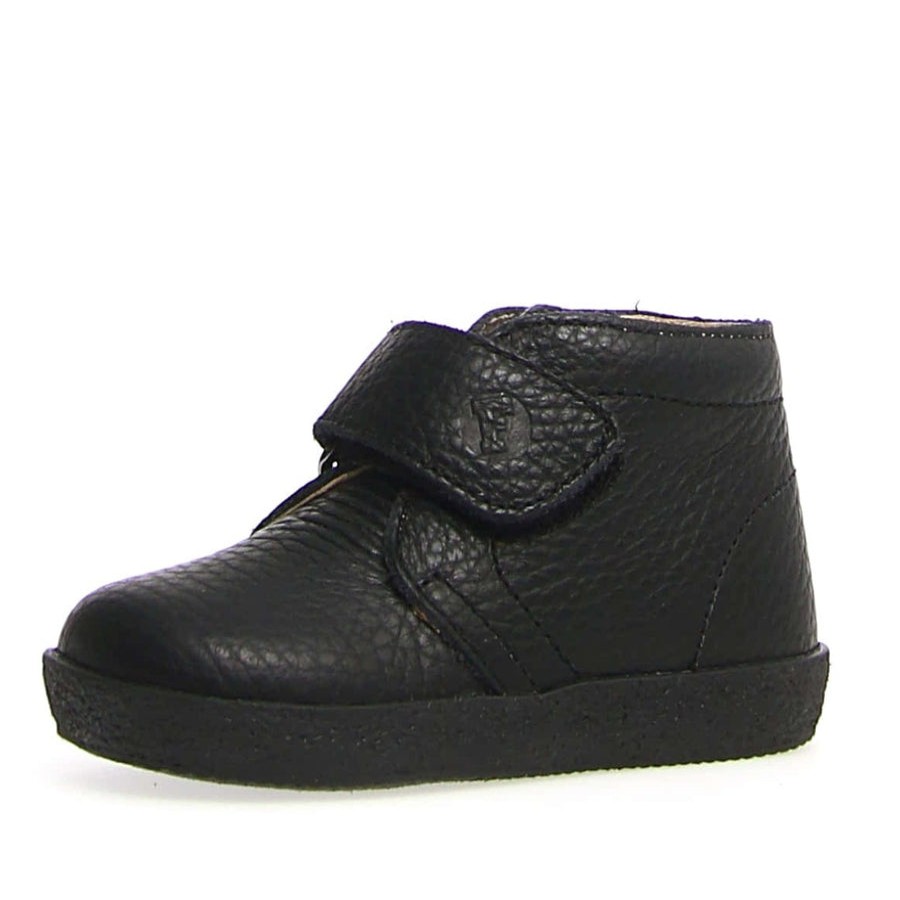 Shoes Naturino Boy'S Boots | Naturino Falcotto Boy'S And Girl'S Conte Vl Calf Pebbled Shoes, Black