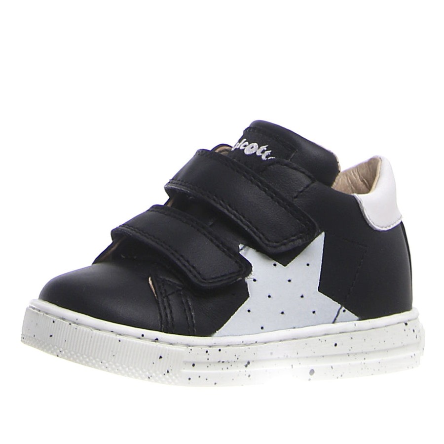 Shoes Naturino Boy'S Casual Shoes | Naturino Falcotto Boy'S And Girl'S Venus Vl Star Sneaker Shoes - Black/White