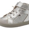 Shoes Old Soles Boy'S Casual Shoes | Old Soles Girl'S & Boy'S 5061 Sprite High Top Leather Sneakers - Silver/Glam Argent/Grey Suede