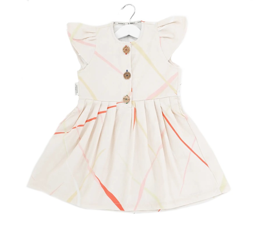 Clothes mimOOkids Barcelona | Mimookids Barcelona Item Easy-Dress Organic & Recycled Cotton, Cirrus