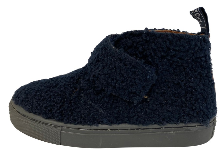 Shoes Atlanta Mocassin Boy'S Casual Shoes | Atlanta Mocassin Boy'S & Girl'S Fuzzy Bootie, Navy