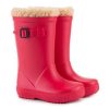 Shoes Igor Girl'S Boots | Igor Boy'S & Girl'S Splash Euri Borreguito Lined Rain Boots, Rojo