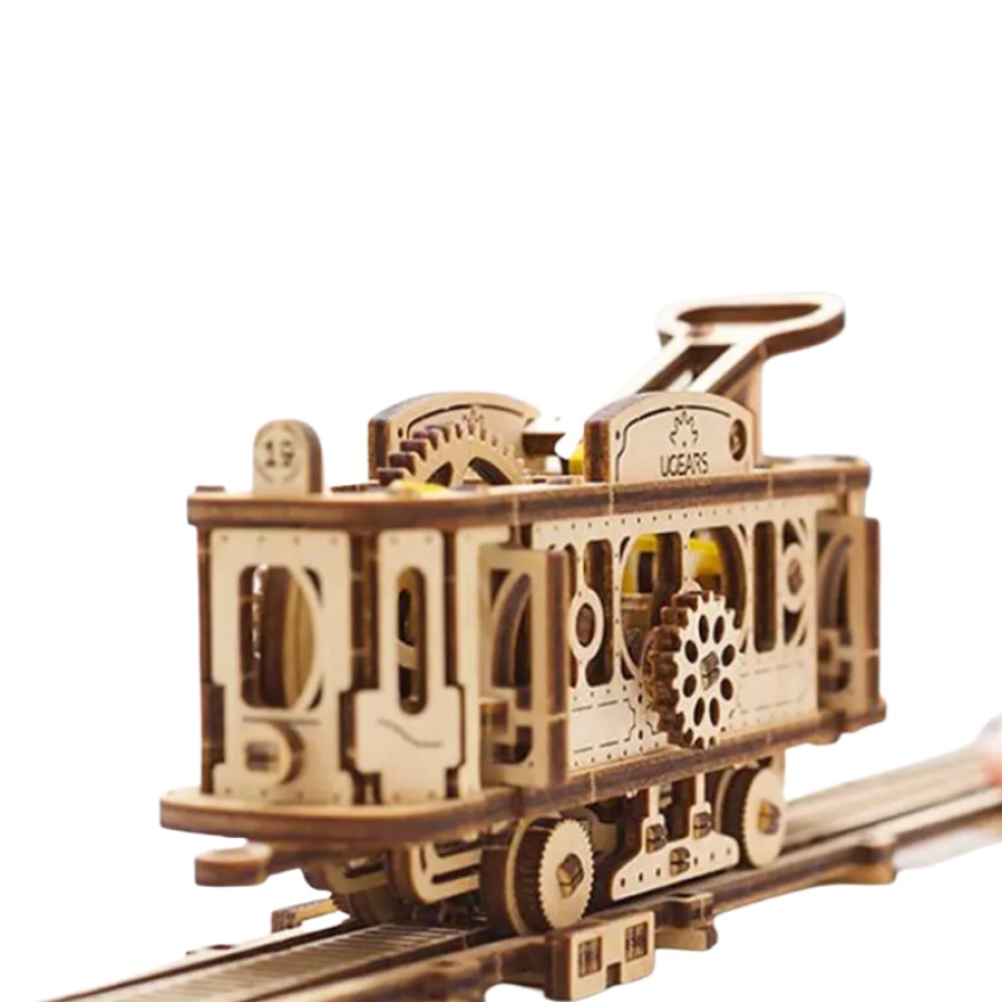 Toys & Baby Stuff U-Gears | U-Gears Mechanical Constructor Tram Line 284 Elements