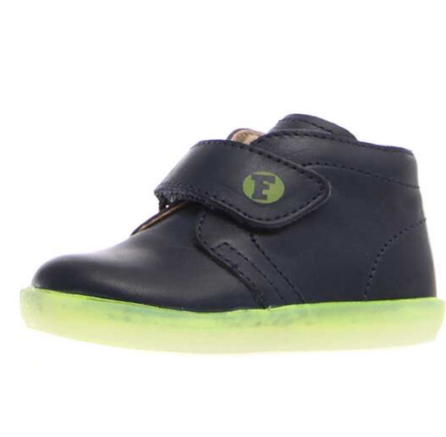 Shoes Naturino Boy'S Boots | Naturino Falcotto Boy'S And Girl'S Conte Shoes, Navy/Giallo Fluo