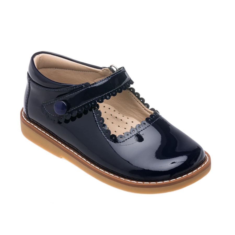 Shoes Elephantito Girl'S Dress Shoes | Elephantito Girl'S Shoes Mary Jane Child - Patent Navy