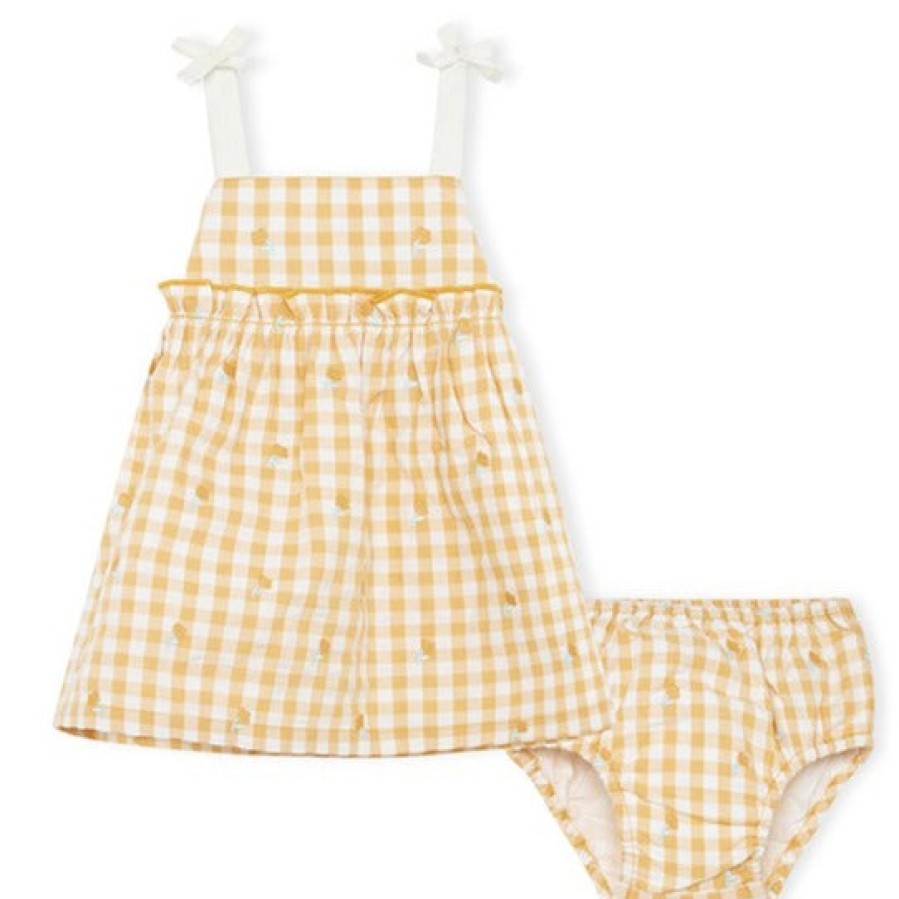 Clothes Tuc Tuc | Tuc Tuc Picnic Time Woven Dress With Bloomers