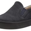 Shoes Old Soles Boy'S Casual Shoes | Old Soles Girl'S And Boy'S 6010 Dressy Hoff Navy Soft Suede And Smooth Leather Slip On Loafer Sneaker