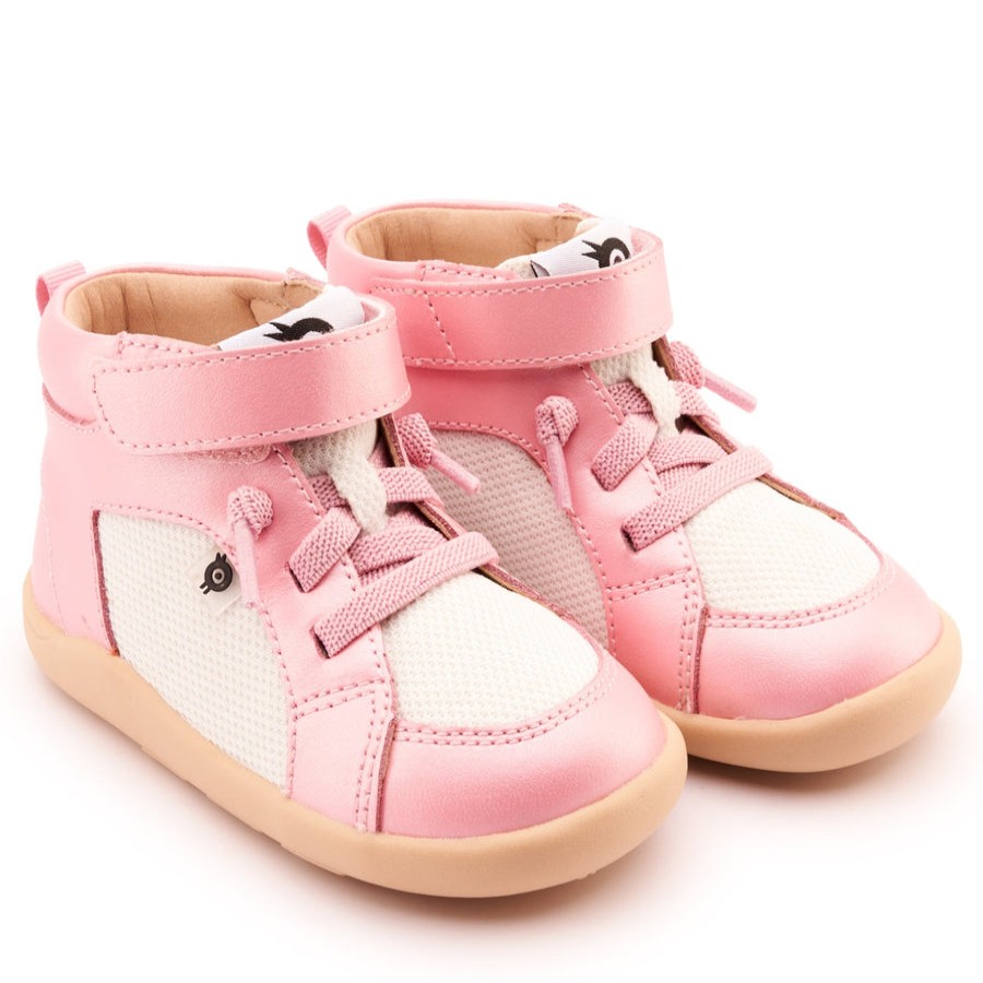 Shoes Old Soles Girl'S Casual Shoes | Old Soles Girl'S 8045 Mainlander Casual Shoes - Pearlised Pink / White