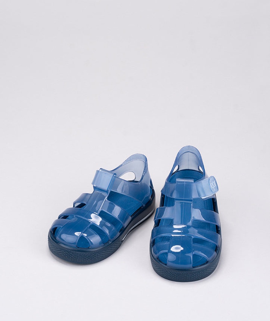 Shoes Igor Girl'S Sandals | Igor Star Brillo Jelly Sandal - Marino