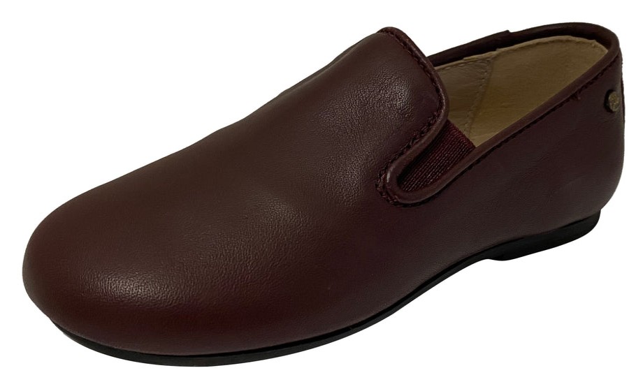 Shoes Manuela de Juan Girl'S Dress Shoes | Manuela De Juan Boy'S & Girl'S Smoking Loafer, Burgundy