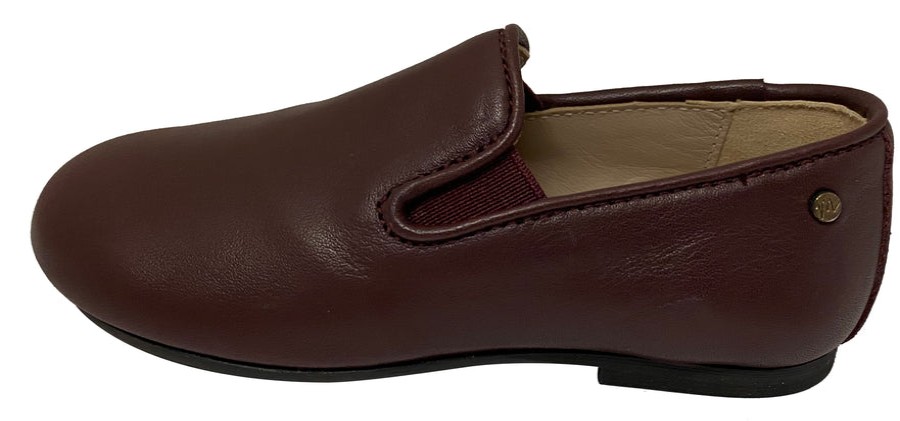 Shoes Manuela de Juan Girl'S Dress Shoes | Manuela De Juan Boy'S & Girl'S Smoking Loafer, Burgundy