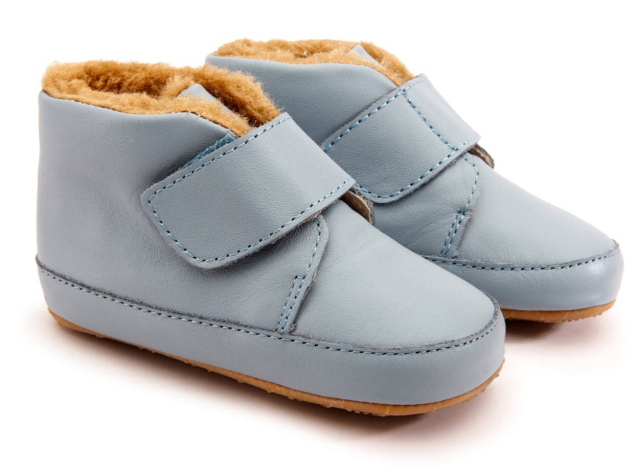 Shoes Old Soles Boy'S Casual Shoes | Old Soles Boy'S & Girl'S 0044R Shloofy Sneaker Booties - Dusty Blue