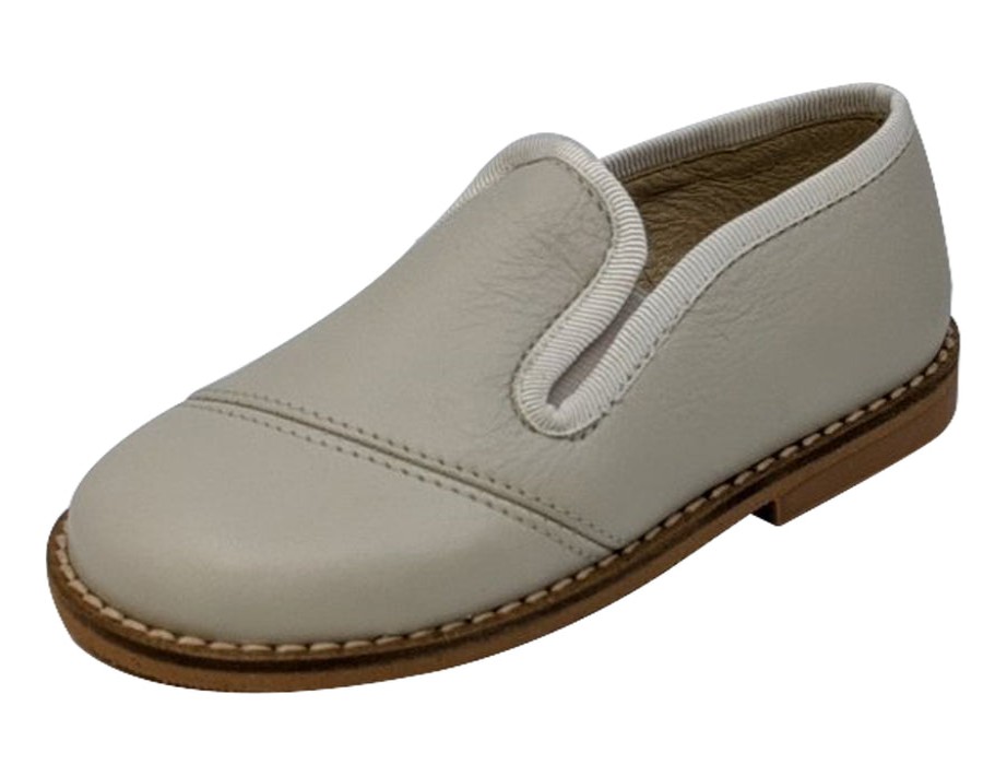 Shoes Luccini Boy'S Casual Shoes | Luccini Boy'S Basil Piso Point Natural Loafer - Ciervo Tangon Beige