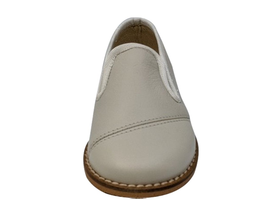 Shoes Luccini Boy'S Casual Shoes | Luccini Boy'S Basil Piso Point Natural Loafer - Ciervo Tangon Beige