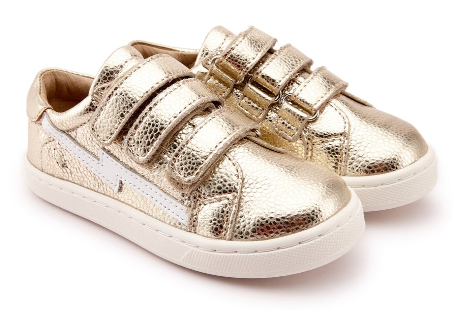 Shoes Old Soles Girl'S Casual Shoes | Old Soles Girl'S And Boy'S 6139 Bolty Markert Sneakers - Gold Pebble/Gold/Snow