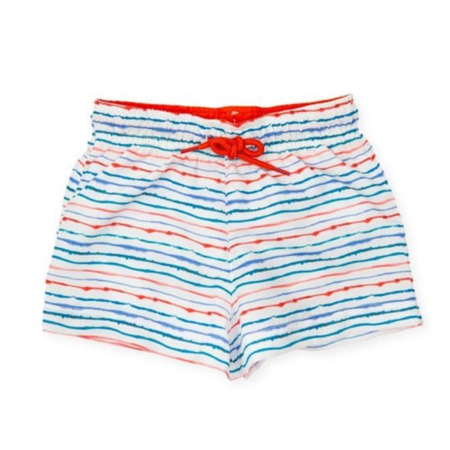 Clothes Tutto Piccolo | Tutto Piccolo 1873 Swim Trunks - Turquoise