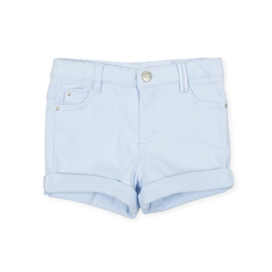 Clothes Tutto Piccolo | Tutto Piccolo 8313 Sky Blue Bermuda Short