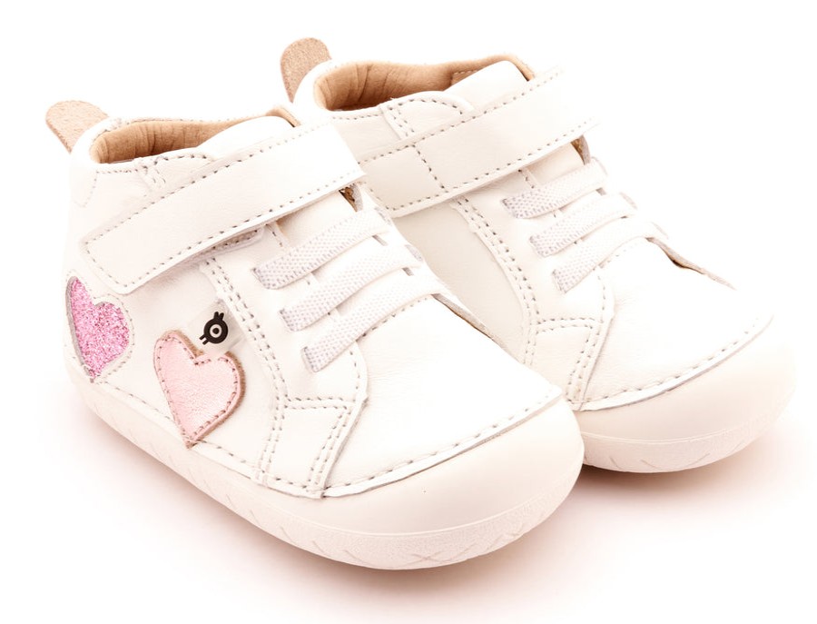 Shoes Old Soles Girl'S Casual Shoes | Old Soles Girl'S 4097 Harper Pave Casual Shoes - Snow / Pink Frost / Glam Pink