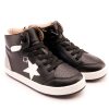 Shoes Old Soles Boy'S Casual Shoes | Old Soles Boy'S And Girl'S 1002 Star Tracker Casual Shoes - Black/Snow/Rich Silver