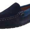 Shoes Venettini Boy'S Casual Shoes | Venettini Girl'S & Boy'S Gordy Dark Grey Navy Soft Suede Leather Slip On Moccasin Loafer