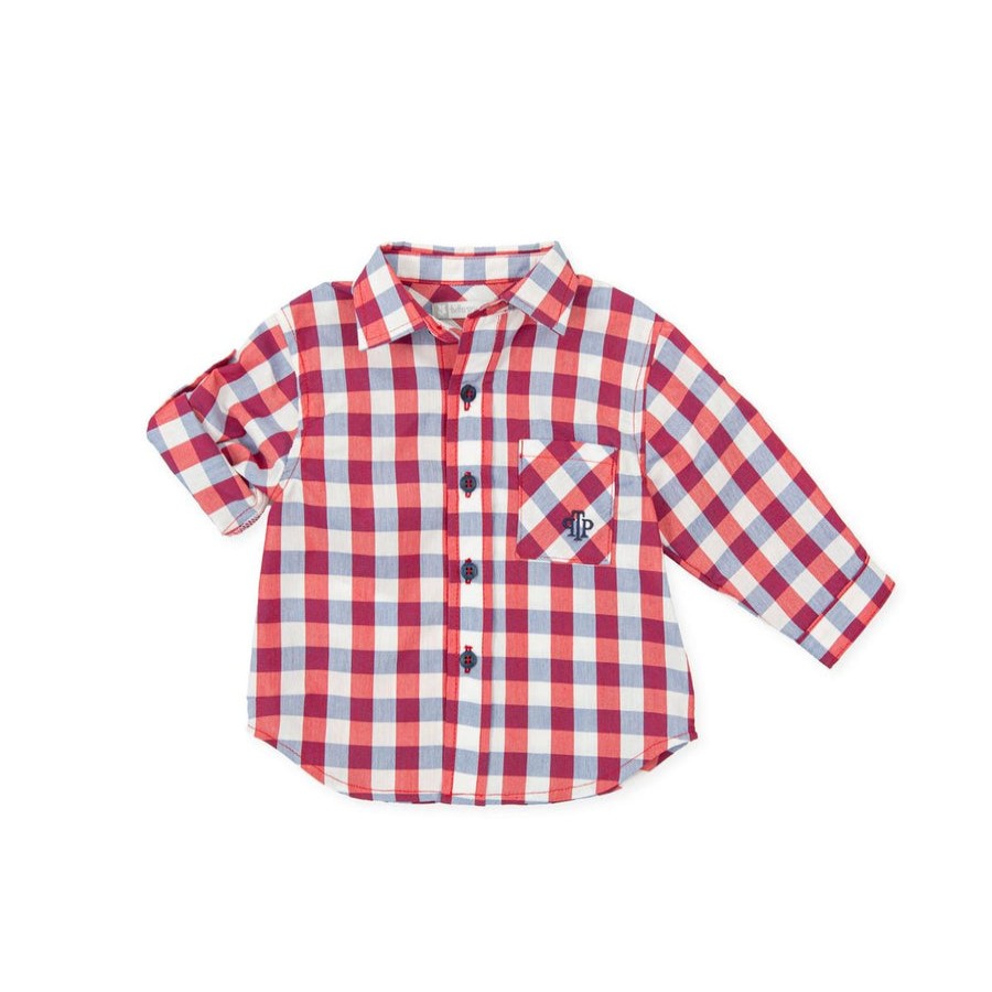 Clothes Tutto Piccolo | Tutto Piccolo 1026 Full Sleeve Shirt - Red