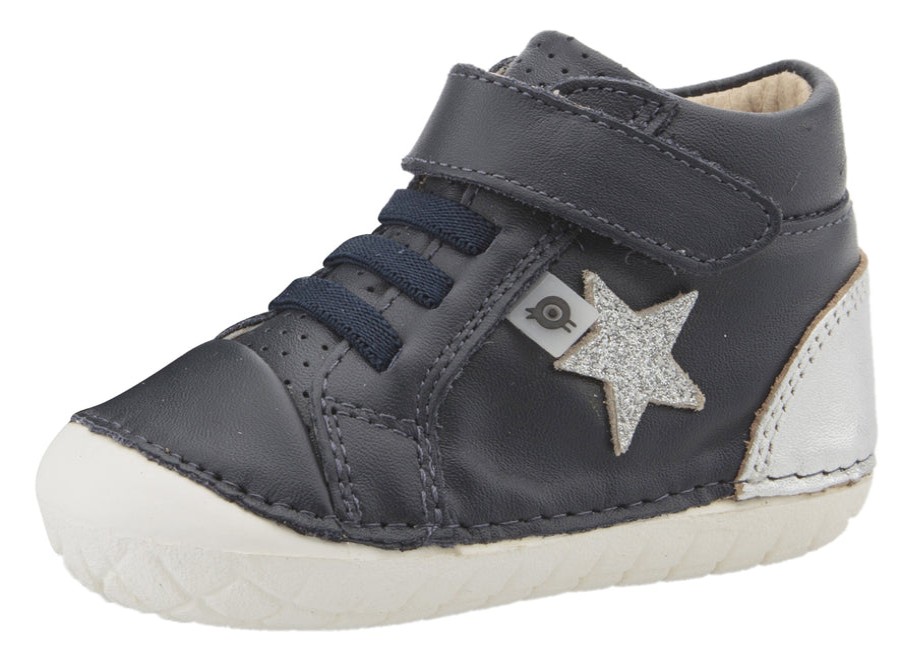 Shoes Old Soles Boy'S Casual Shoes | Old Soles Boy'S & Girl'S Champster Pave Shoes - Navy/Silver/Glam Argent