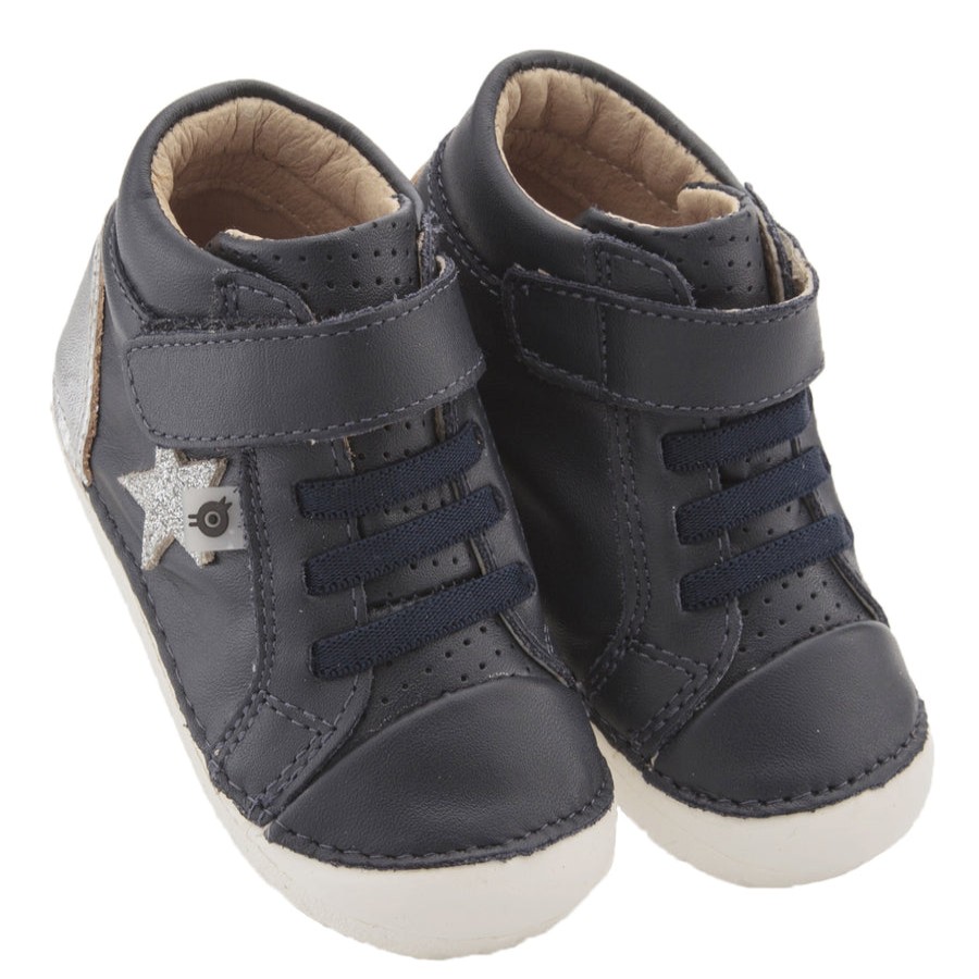 Shoes Old Soles Boy'S Casual Shoes | Old Soles Boy'S & Girl'S Champster Pave Shoes - Navy/Silver/Glam Argent