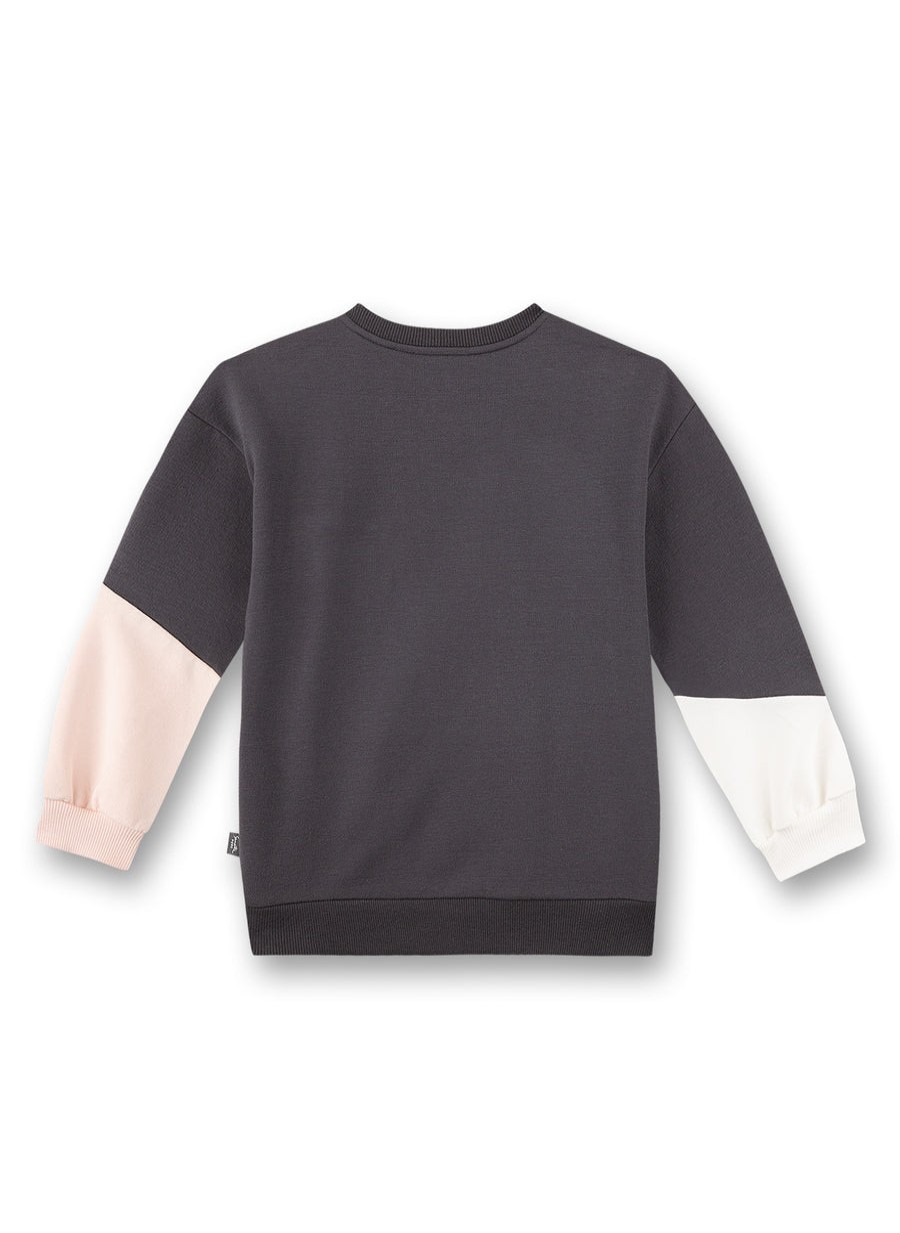 Clothes Sanetta | Sanetta Girl'S Color Block Sweatshirt