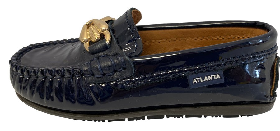 Shoes Atlanta Mocassin Boy'S Dress Shoes | Atlanta Mocassin Boy'S & Girl'S Ornament Moccasin, Navy Blue