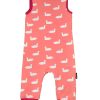 Clothes Moromini | Moromini 978 Duck Pond Playsuit, Pink