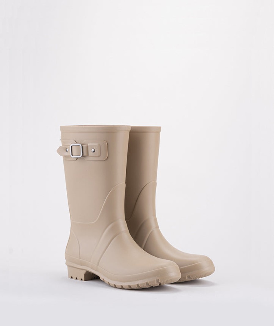 Shoes Igor Girl'S Boots | Igor Women'S Mini Boira Rain Boot - Beige