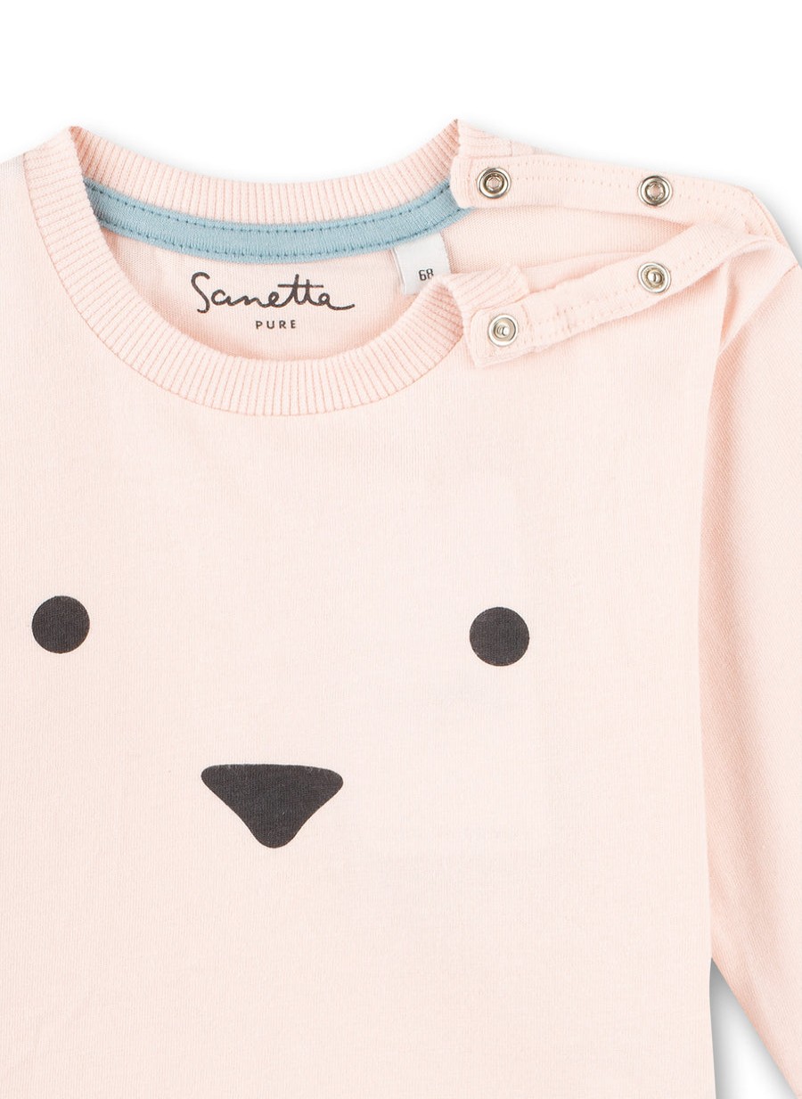 Clothes Sanetta | Sanetta Pastel Face Shirt