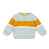 Clothes Tutto Piccolo | Tutto Piccolo Jersey Tricot Knitted Sweater - Porcelain