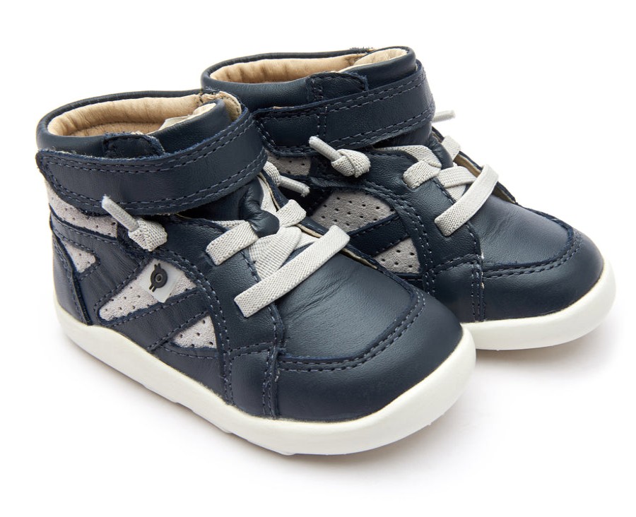 Shoes Old Soles Boy'S Casual Shoes | Old Soles Boy'S & Girl'S 8009 Shizam Sneakers - Navy/Grey Suede