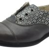 Shoes Manuela de Juan Boy'S Casual Shoes | Manuela De Juan Boy'S & Girl'S Lucio Grey Smooth Printed Leather Oxford Shoes