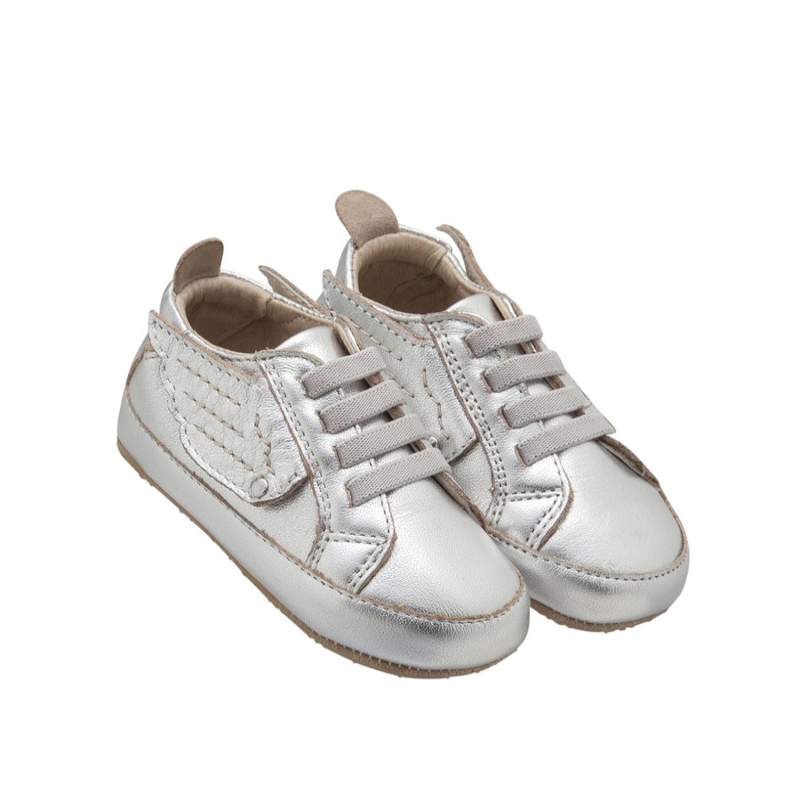 Shoes Old Soles Boy'S Casual Shoes | Old Soles Boy'S And Girl'S Bambini Wings Shoes, Silver