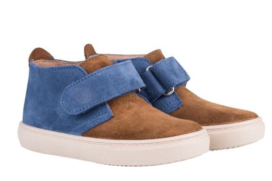 Shoes Igor Boy'S Boots | Igor Boy'S And Girl'S Tui Combi Chukka Boot (Leather Lining), Camel/Jeans