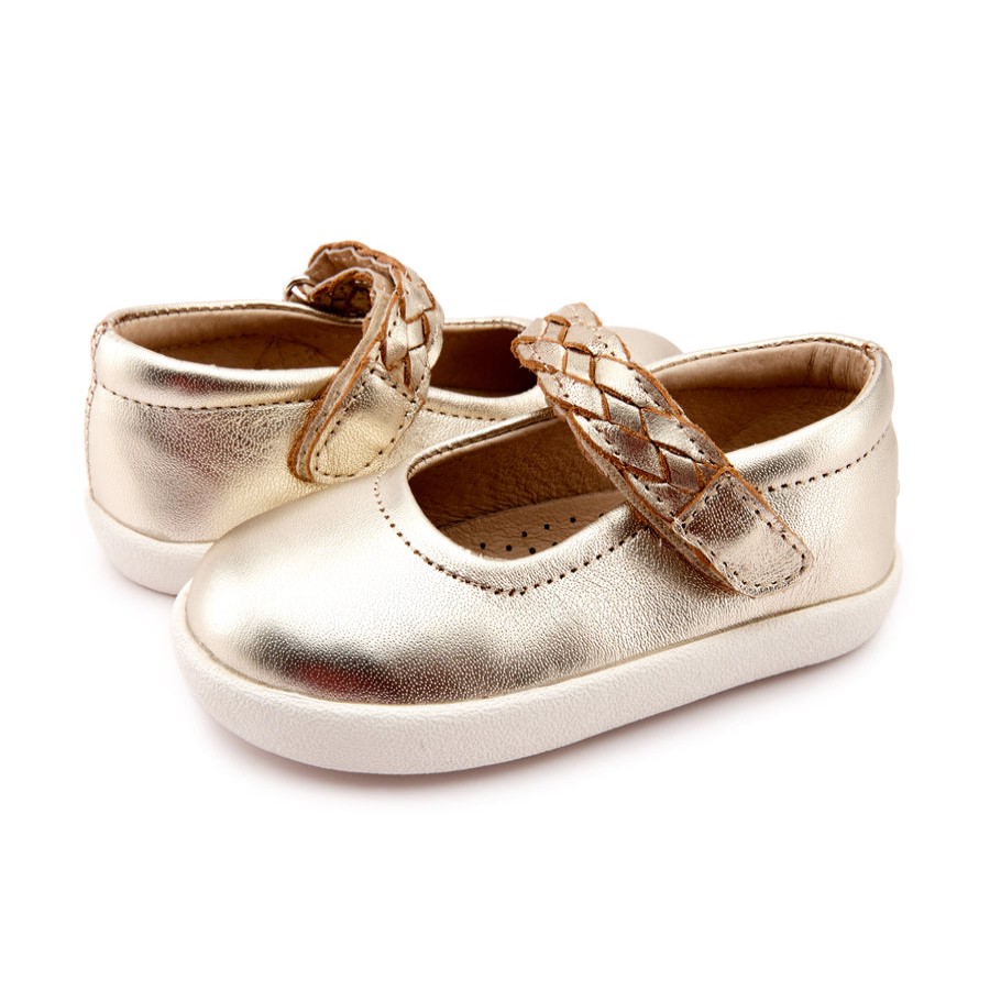 Shoes Old Soles Boy'S Casual Shoes | Old Soles Girl'S 5075 Miss Plat Shoe - Gold