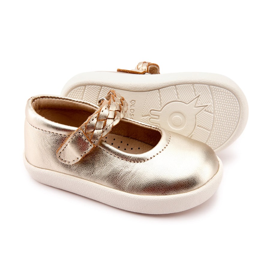 Shoes Old Soles Boy'S Casual Shoes | Old Soles Girl'S 5075 Miss Plat Shoe - Gold