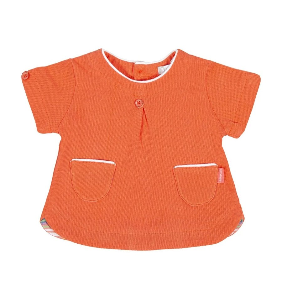 Clothes Tutto Piccolo | Tutto Piccolo Coral Tops