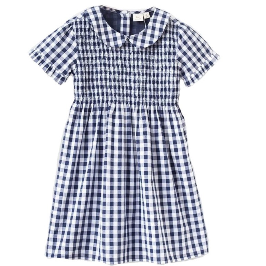 Clothes Beet World | Beet World Briar Dress, Navy Gingham