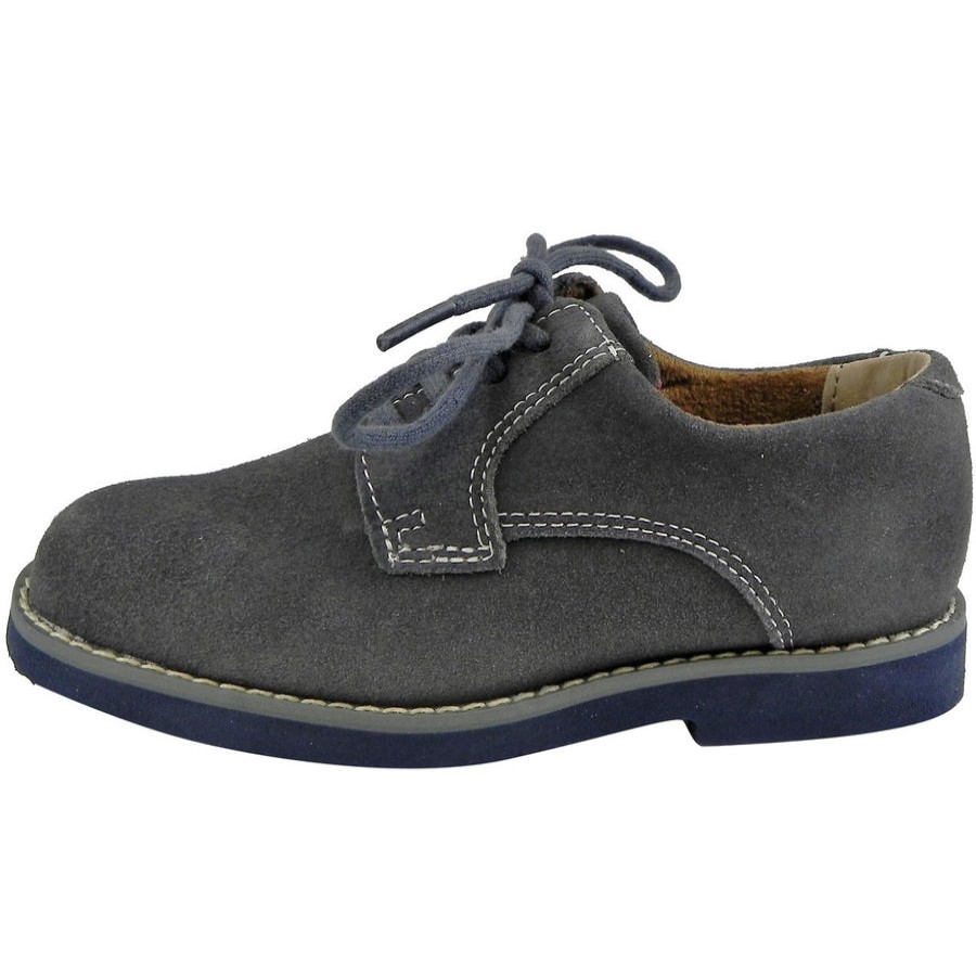 Shoes Florsheim Boy'S Casual Shoes | Florsheim Boy'S Kearny Suede Classic Lace Up Oxford Shoes Grey